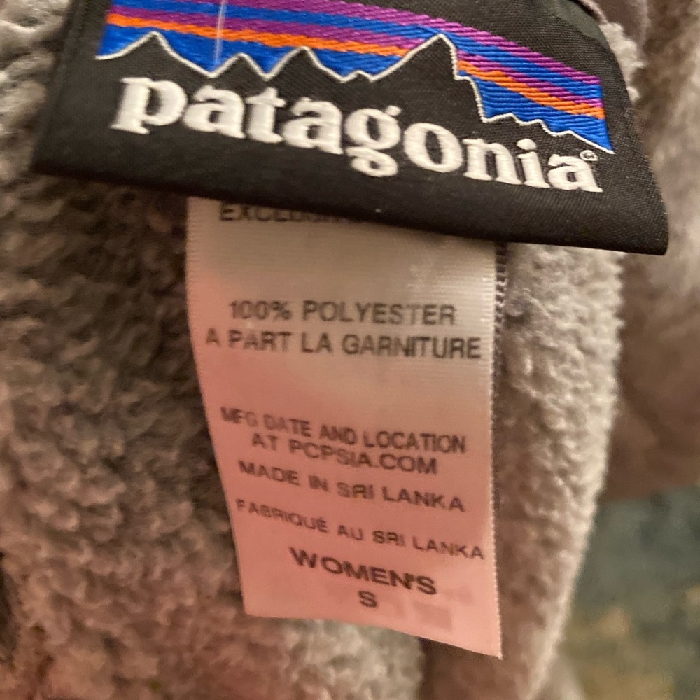 patagonia Better Sweater, Peacoat gray fleece jacket blazer size‎ S Grey - Picture 10 of 12